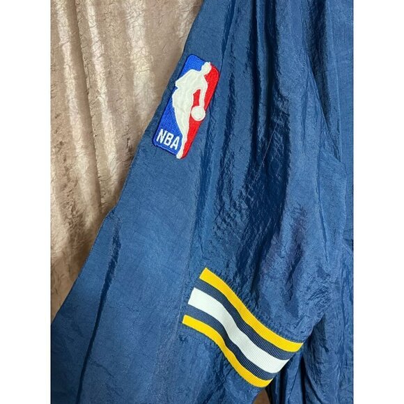 Vintage NBA Pro Player Indiana Pacers V-Neck Pullover Jacket Size XL Embroidered - Picture 3 of 12